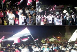 فيديو.. مسيرة ليلية لأحرار بلطيم تهتف بعودة الشرعية