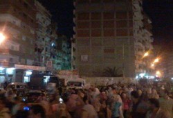 وقفة لحرائر المنصورة تندد بمحاكمة الطالبات عسكريًّا