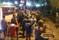 مسيرة بالمهندسين تندد بقتل محامي قسم المطرية