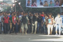 البلطجية تروع أهالي أجا بالدقهلية في حماية ميليشيات الانقلاب