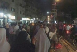 مسيرة ليلية ببركة السبع في جمعة "أنقذوا مصر"