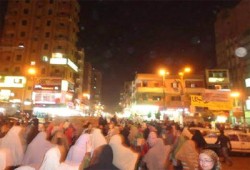 فيديو.. مسيرة ليلية بمركز ناصر تندد بجرائم العسكر