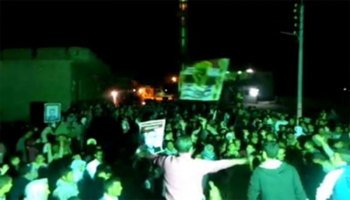 فيديو.. أحرار حوش عيسى يهتفون بإسقاط الانقلاب الإرهابي