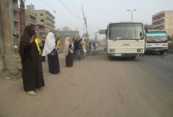 فيديو.. سلاسل بشرية ببلبيس تندد بخراب الانقلاب وإرهابه