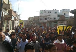 ثوار أبو المطامير يهتفون بإسقاط الانقلاب ومحاكمة قادته