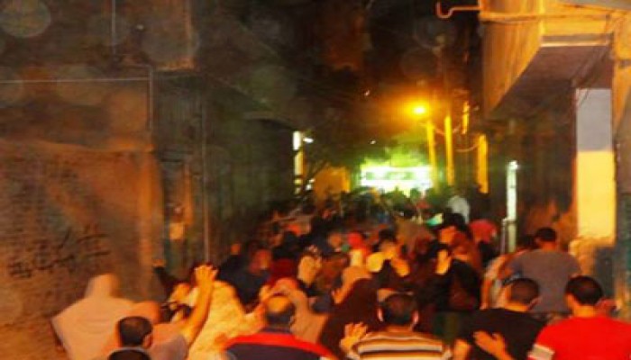 فيديو.. مسيرة ليلية بالخانكة تهتف بالقصاص للشهداء