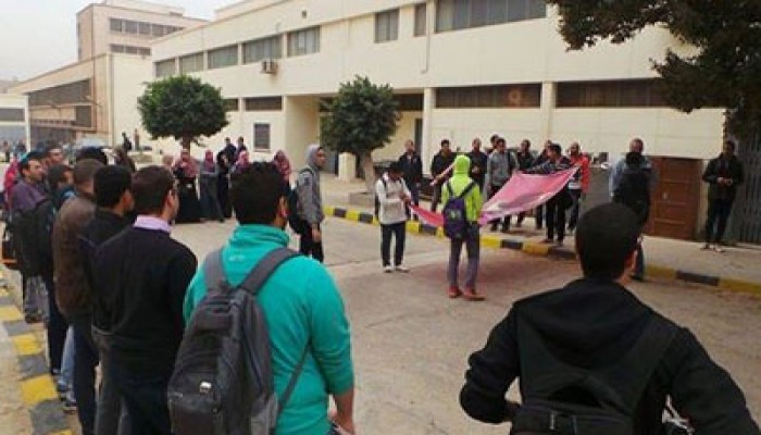 بالصور.. فعالية "هندسة حلوان" ضد انتهاكات حقوق الطلاب