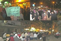 فيديو.. مسيرة ليلية بطنطا تطالب بعودة الشرعية
