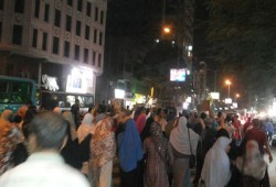 مسيرة ليلية لثوار بئر العبد رفضًا لإرهاب الانقلاب