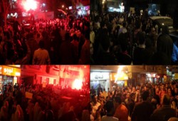 وقفة مسائية لثوار مركز دمنهور رفضًا لإرهاب الانقلاب