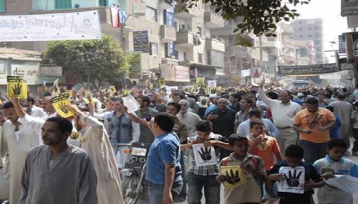 ثوار بني حدير يهتفون بإسقاط الانقلاب وإعدام السفاح