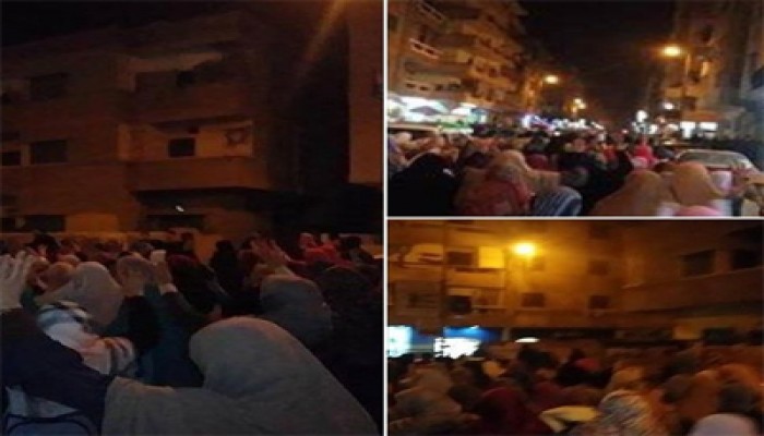 فيديو.. أحرار حوش عيسى يهتفون بإسقاط الانقلاب الإرهابي