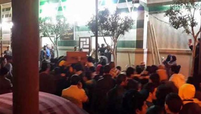 أهالي بني سويف يشيعون جنازة الشهيد محمود سيد