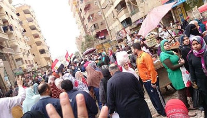 بالفيديو.. مدينة السلام تهتف بإعدام عصابة الانقلاب