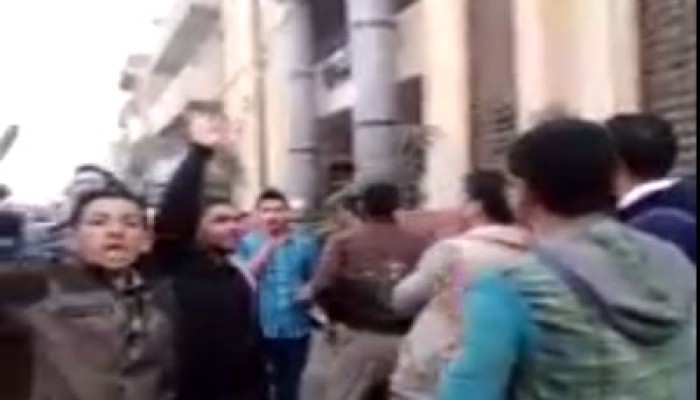 فيديو.. وقفات بكوم حمادة فى جمعة "الإرهاب صناعة الانقلاب"