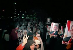 مباشر.. مسيرتان ليليتان بمدينة العاشر رفضا لحكم القتلة