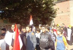 ثوار نبروه يهتفون بإعدام السفاح وإسقاط حكم القتلة