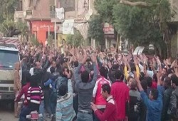 فيديو..مسيرة حاشدة بشبرا الخيمة تهتف بإسقاط حكم القتلة