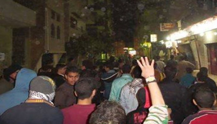 مسيرة لثوار أبو النمرس ضد جرائم الانقلاب