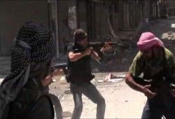 الثوار ينسفون مبني لقوات الأسد بحلب