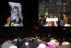 ثوار الرمل يواصلون حراكهم الثوري بمسيرة ليلية حاشدة