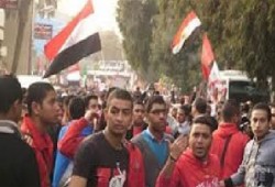 مسيرة حاشدة لأحرار مطرطارس بالفيوم رفضًا لحكم العسكر
