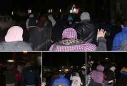 مسيرة ليلية بالورديان تهتف بالقصاص من قتلة الالتراس