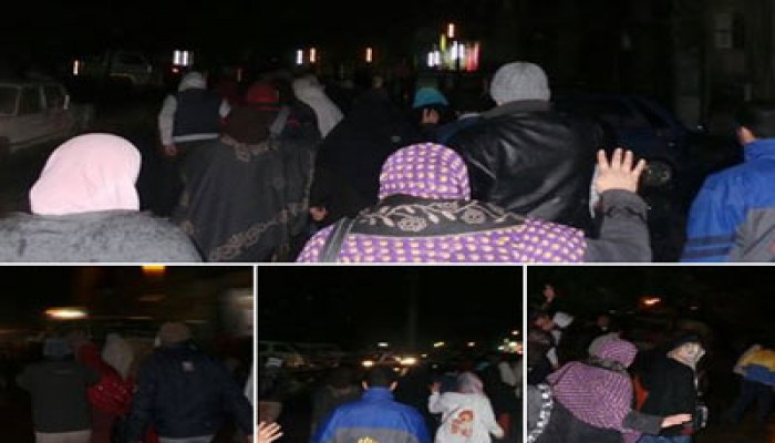 مسيرة ليلية بالورديان تهتف بالقصاص من قتلة الالتراس