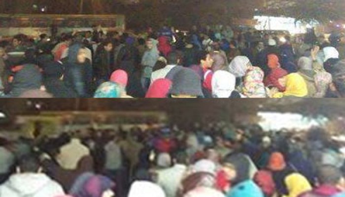 بالصور.. مسيرة عين شمس في ذكرى خلع مبارك