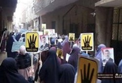 مسيرة نسائية بكرداسة للتنديد بأحكام إعدام  138 بريئًا