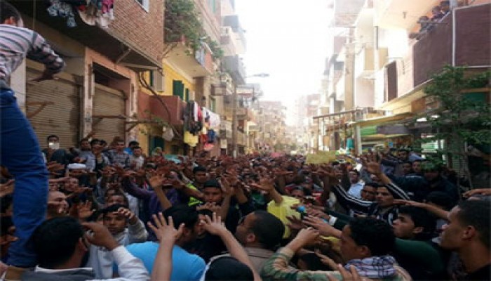 فيديو.. مسيرة طلابية بمطرطارس بالفيوم تندد بجرائم الانقلاب