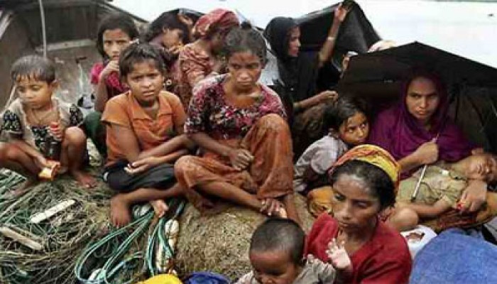 مسلمون روهنجيا في أراكان يقتاتون على الحشرات وأوراق الشجر