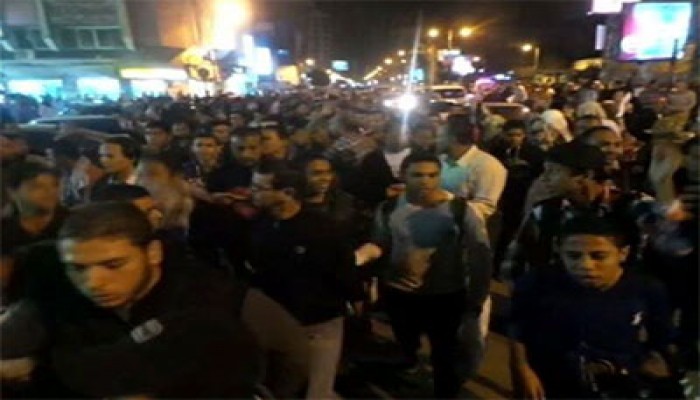مسيرة ليلية ببورسعيد رفضًا لحكم العسكر وممارساته القمعية