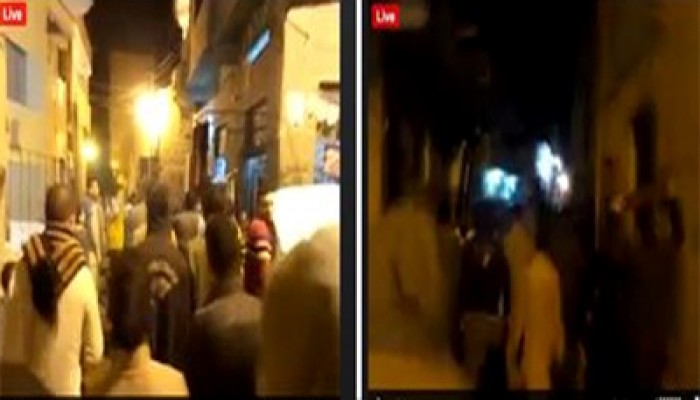فيديو.. مظاهرة ليلية ببلطيم تطالب بمحاكمة قادة الانقلاب