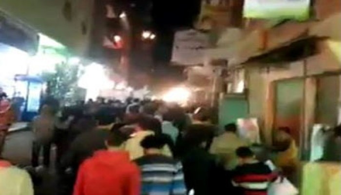 بالفيديو.. أهالي برقاش ينتفضون بمسيرة حاشدة ضد الانقلاب
