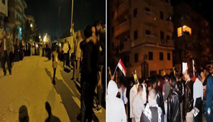 فيديو.. وقفة ومسيرة لثوار أبو حماد بجمعة "رفض تفويض القتل"