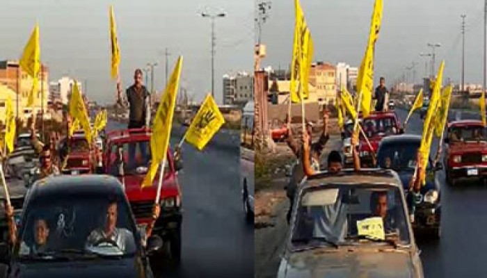 مسيرة على طريق "أجا- القاهرة" رفضًا لتفويض السفاح