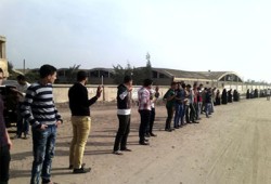 فيديو.. ثوار كفرصقر يواصلون حراكهم الرافض للانقلاب وإرهابه