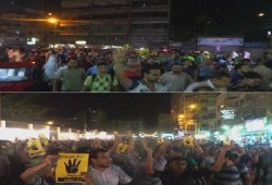 مسيرة ليلية بالورديان ضمن فعاليات "الاصرار والتحدي"