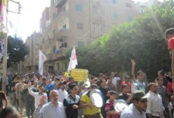 مظاهرة شبابية بالميمون تحديًا لإجرام ميليشيات الانقلاب