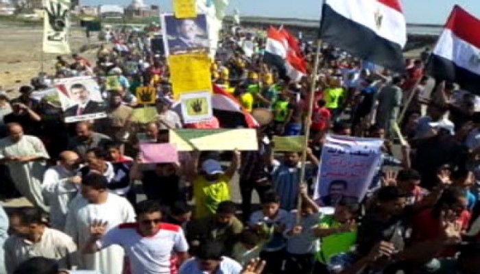 ثوار بلطيم يواصلون حراكهم الثوري بمسيرة ليلية حاشدة