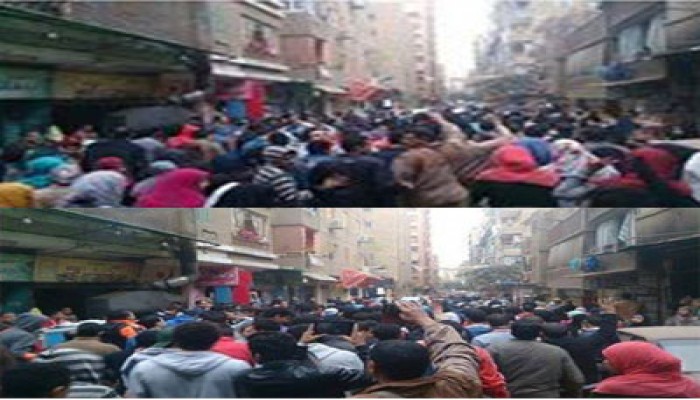 مسيرة حاشدة لأحرار مركز المنيا رفضًا لحكم العسكر