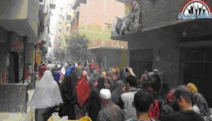 مظاهرة لأهالي "ههيا" بالشرقية احتجاجًا على اعتقال سيدتين