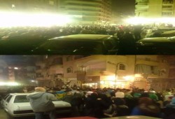 بالصور.. الآلاف في مسيرة حاشدة بالمطرية