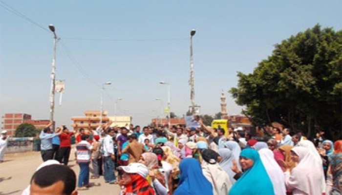 وقفة حاشدة لأحرار اشمون تطالب بالإفراج عن المعتقلين