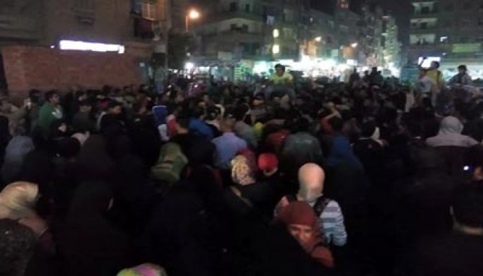 حشود الثوار بالمطرية تتحدي الإرهابي محمد إبراهيم