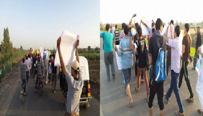 مظاهرة لثوار إيتاي البارود تحديًا لإجرام ميليشيات الانقلاب