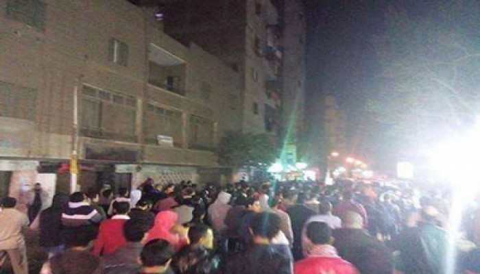 مسيرة بحلوان تحذر الانقلاب من استمرار اعتقال الحرائر