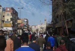 بالصور.. ثوار حدائق حلوان والمعصرة ينتفضون ضد الانقلاب