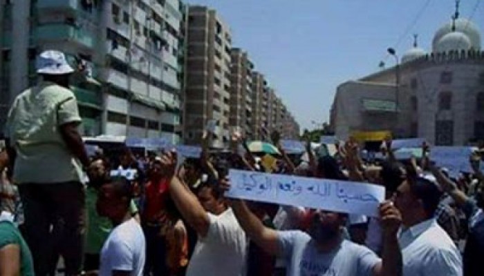 4 فعاليات ببورسعيد تهتف باسقاط الانقلاب في انتفاضة يناير